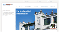 Desktop Screenshot of euroepites.hu